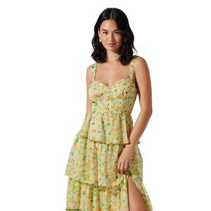 ASTR THE LABEL - Midsummer Floral Tiered Maxi Dress